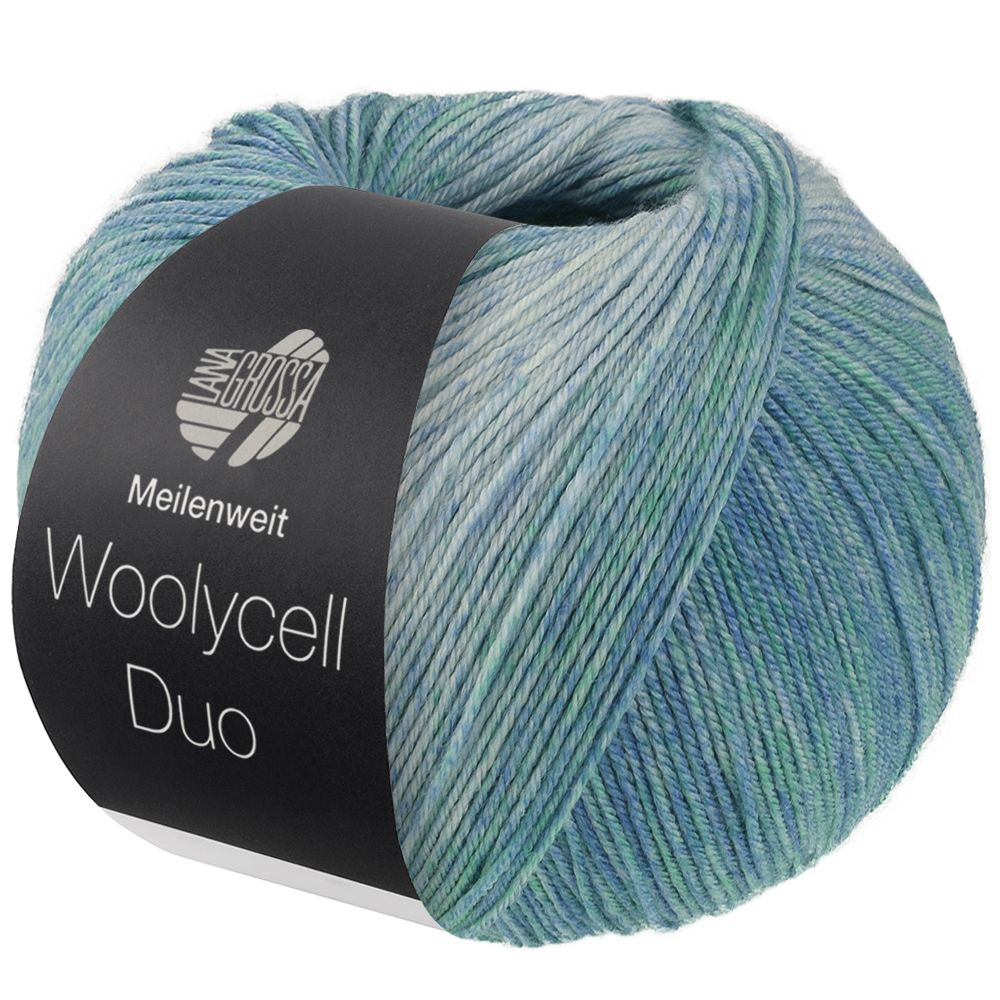Lana Grossa Meilenweit 100 gram Woolycell Duo kleur 6006..