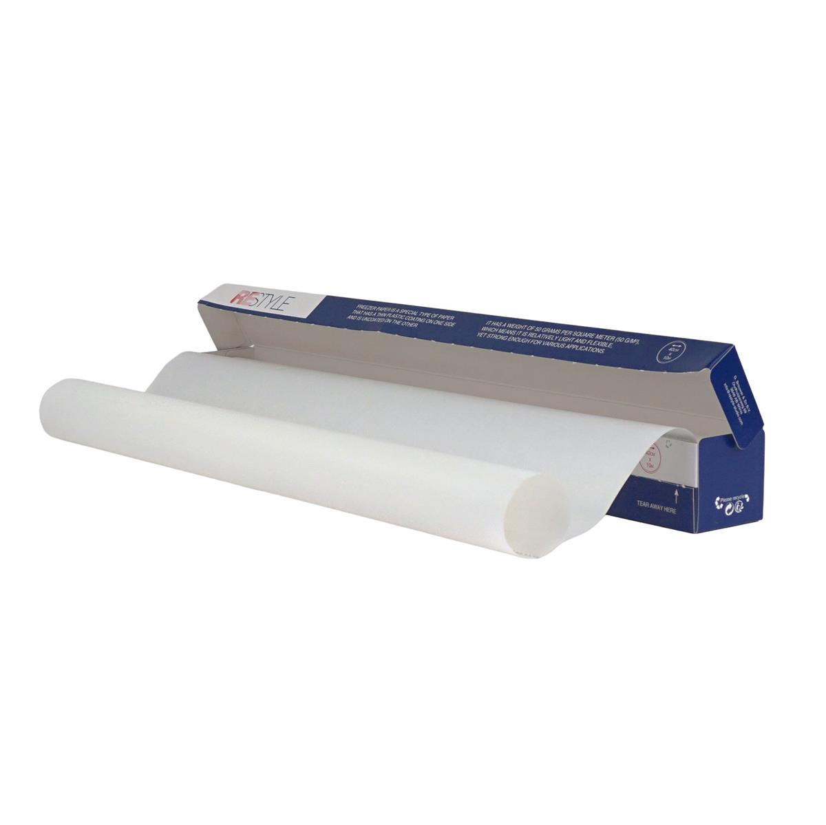 ReStyle Freezer paper 50 grams 40 cm breed eenzijdig gecoat op een rol van 10 meter
