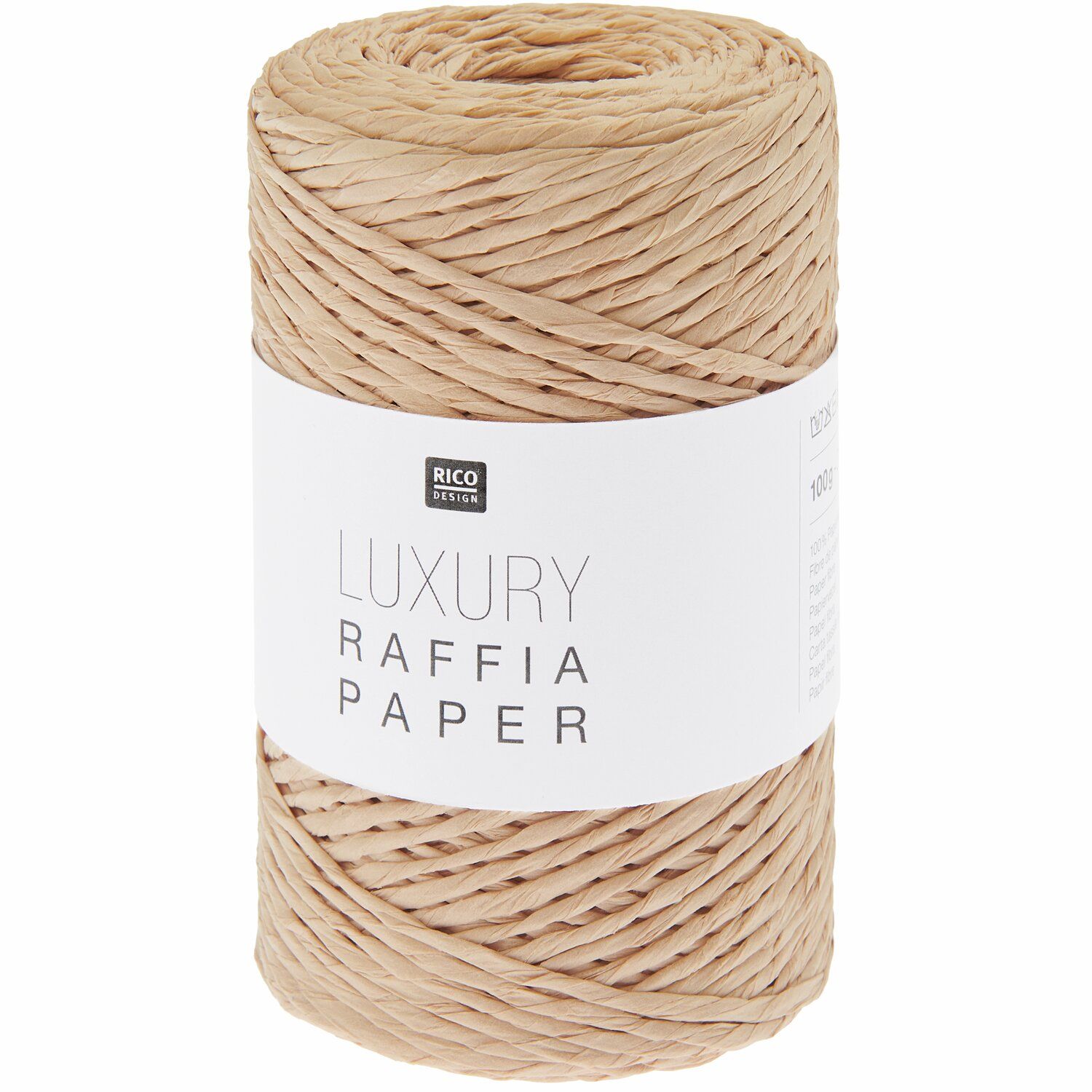 Rico Luxury Raffia Paper kleur 009 Bast