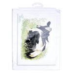 Thea Gouverneur borduurpakket 452A Koe (Achterkant ) Aida 60 x 45 cm.. - Afbeelding 2