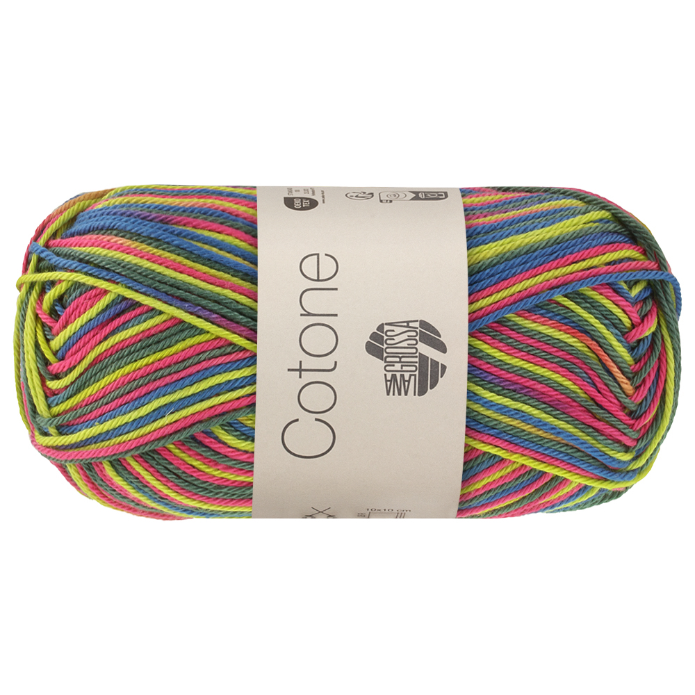 Lana Grossa Cotone print kleur 366