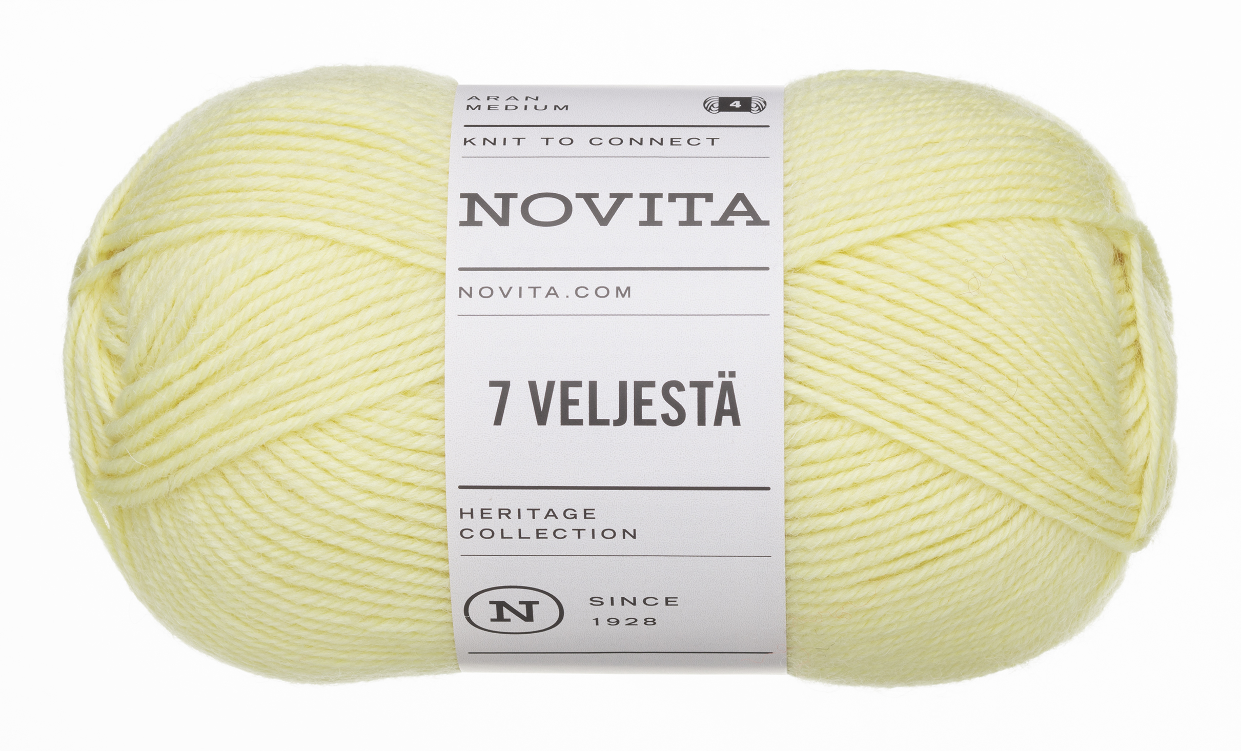Novita 7 Veljestä 7 Brothers kleur 222 Keltaruusu