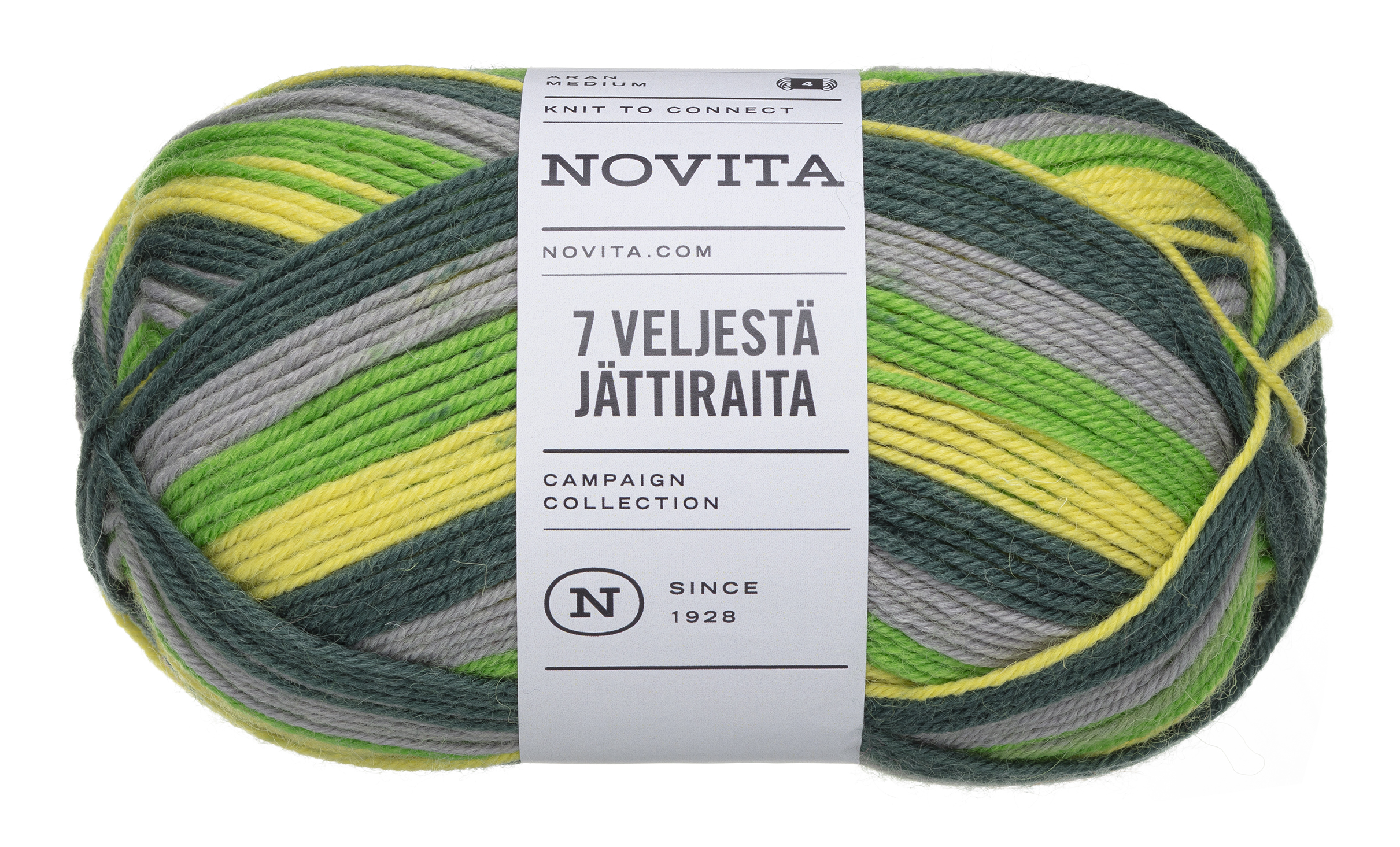 Novita 7 Veljestä ( 7 Brothers ) Jättiraita kleur 8281 Havu