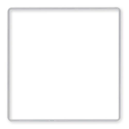 Metalen Frame vierkant 60 x 60 cm kleur Wit