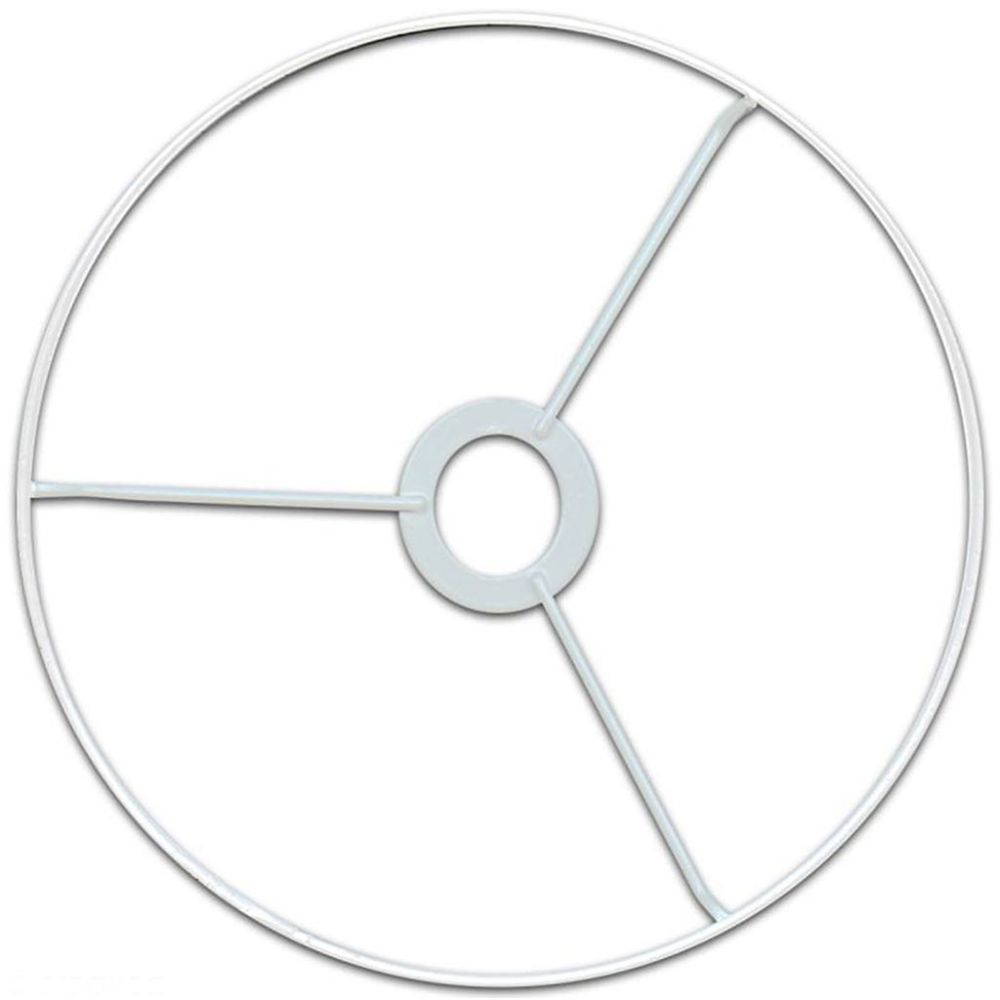 Lampenkapring wit 40 cm kleur wit