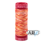 Aurifill Cotton Mako 12 kleur 4657 TRAMONTO A ZOAGLI 50 meter