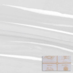 CL5CLV89901 Dubbel gepolijst transparant naaibaar vinyl 40x135cm