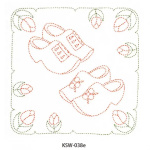 Tulip Sashiko World NL borduurpakket Clogs