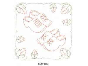 Tulip Sashiko World NL borduurpakket Clogs