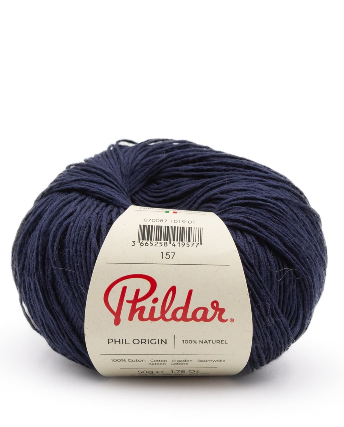 Phildar Phil Origin kleur 1097 Bleu Nuit