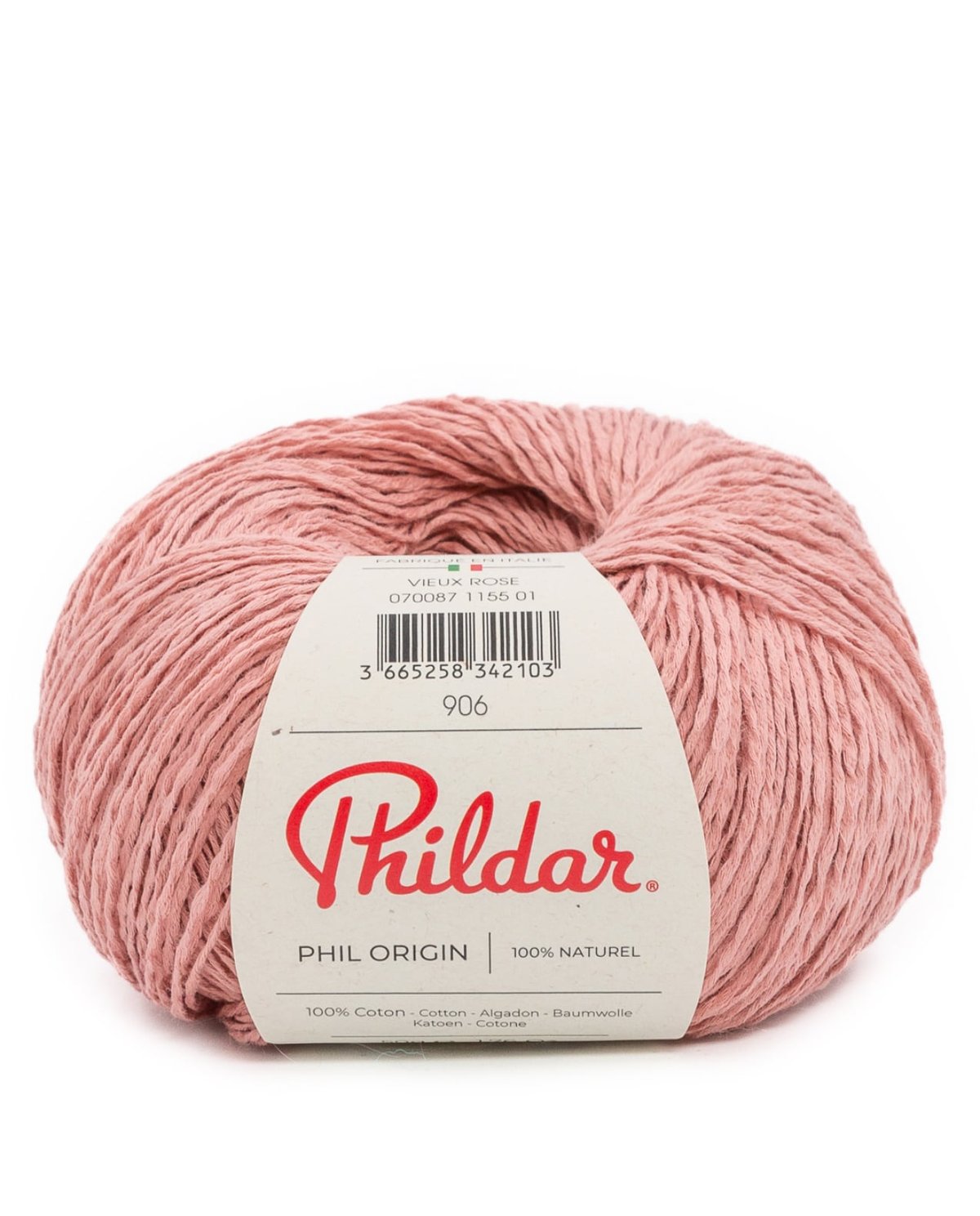 Phildar Phil Origin kleur 1155 Vieux Rose