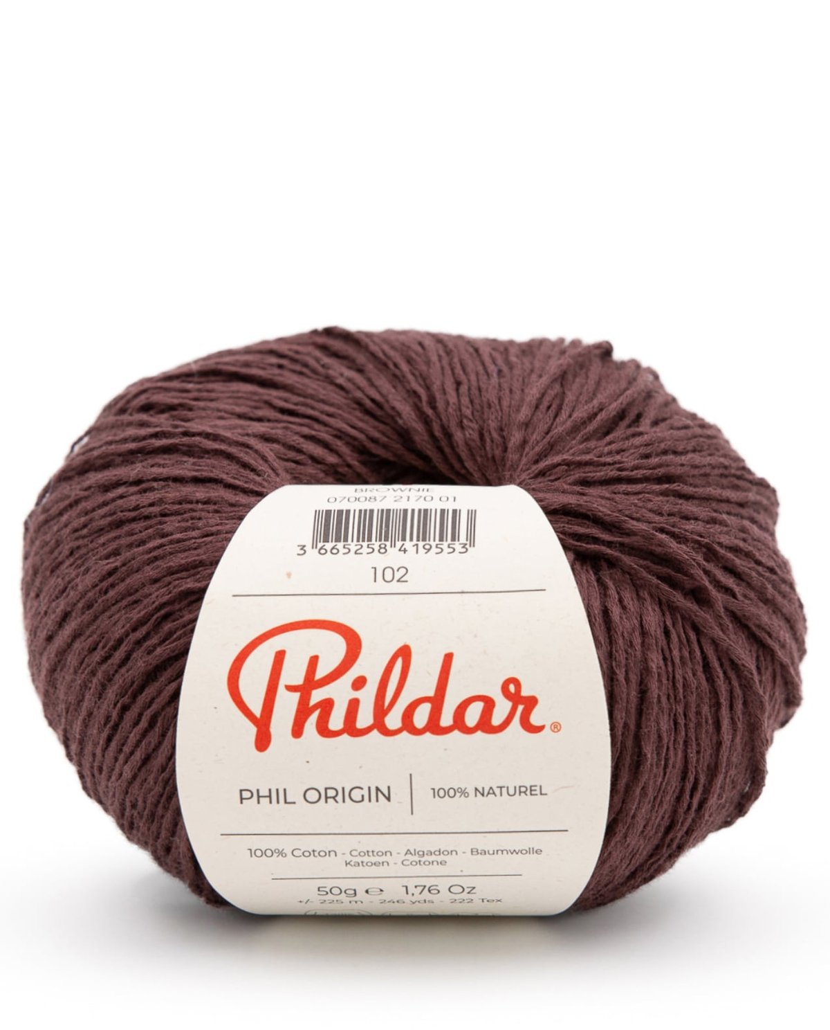 Phildar Phil Origin kleur 2170 Brownie