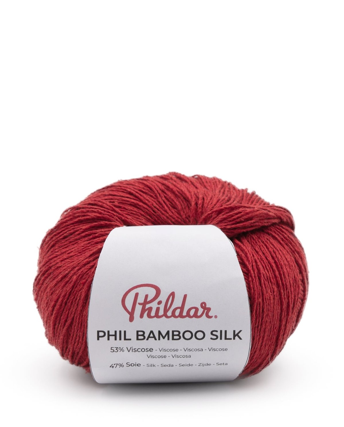 Phildar Phil Bamboo Silk kleur 1234 Rouge Cuit