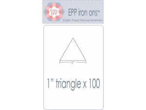 Iron-Ons EPP17 1 inch Triangles