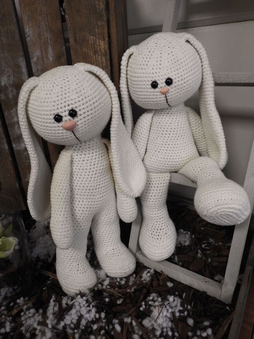 XXL Funny haakpakket Bunny Basic ivoor ( zittend of staand ) 69042/051