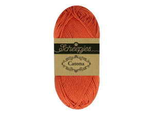 Scheepjes Catona kleur 081 Clay Red