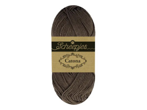 Scheepjes Catona kleur 111 Cocoa Bean