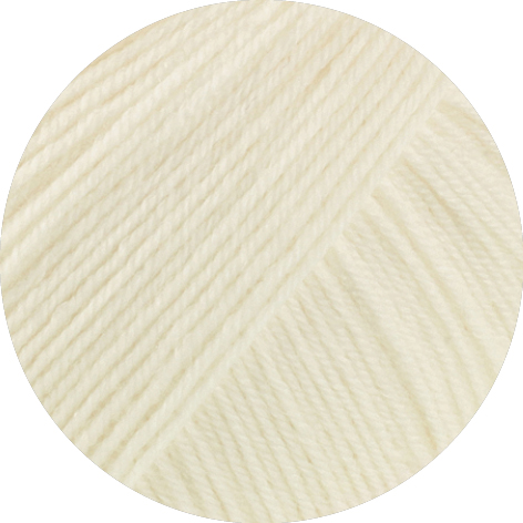 Lana Grossa Meilenweit 100 gram Woolycell kleur 0001