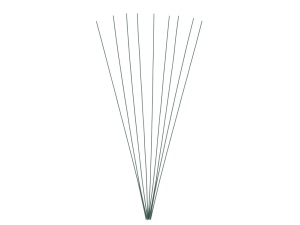 Bloemsteel groen gecoat staal 1.5 mm x 400 mm
