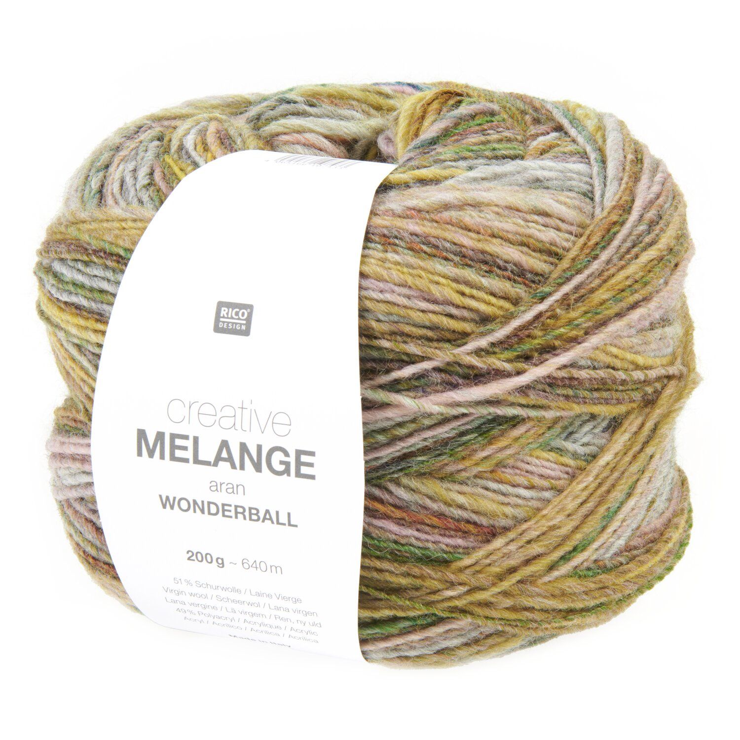 1336313-383298.032_VV_Q_1920x1920 Rico Creative Melange Aran Wonderball kleur 32 - Afbeelding 1