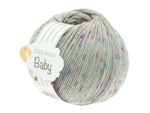 Lana Grossa Cool Wool Baby Print Punto kleur 0358