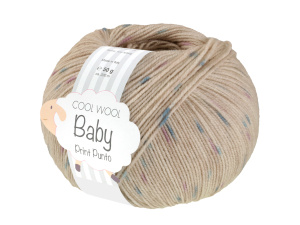 Lana Grossa Cool Wool Baby Print Punto kleur 0371