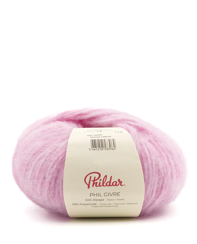 054319_1260_S1 Phildar Phil Givre kleur 1260 Soft Berry