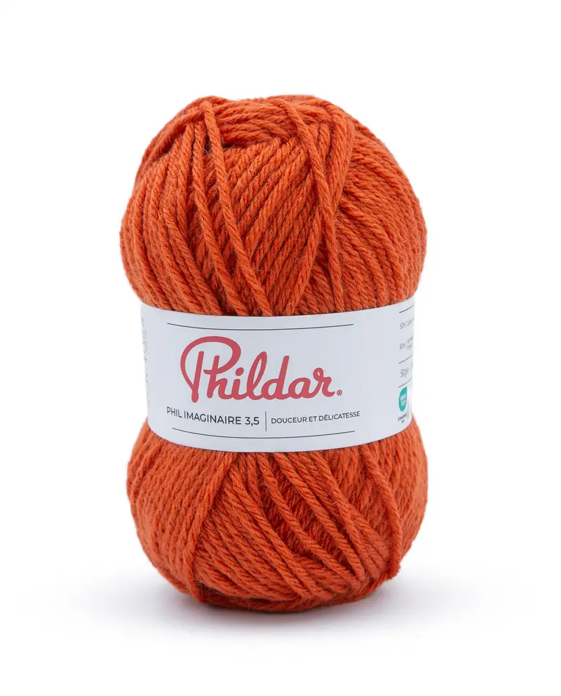 070205_1396_S1 Phildar Phil Imaginaire 3.5 kleur 1396 Orange Carotte