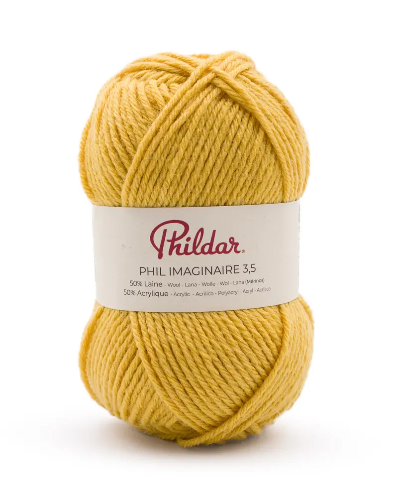 070205_2050_S1 Phildar Phil Imaginaire 3.5 kleur 2050 Jaune D'or