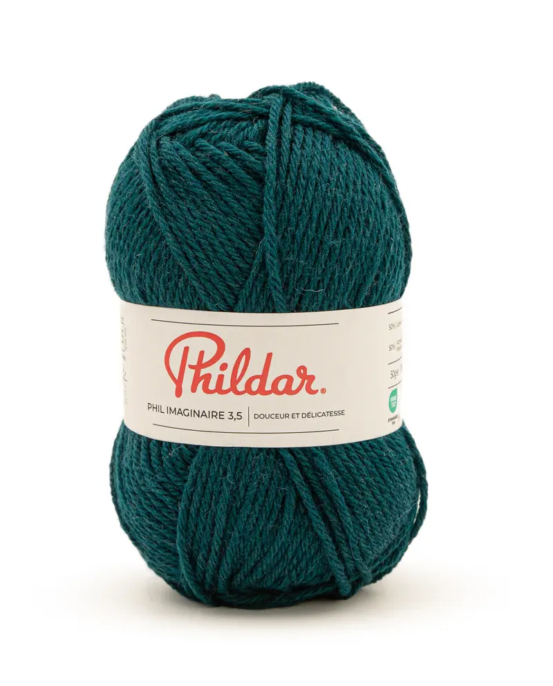 070205_2100_S1 Phildar Phil Imaginaire 3.5 kleur 2100 Paon