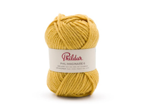 Phildar Phil Imaginaire 6 kleur 2050 Jaune D'Or