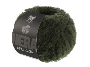 Lana Grossa Pelliccia Nera kleur 11 breigaren en haakgaren