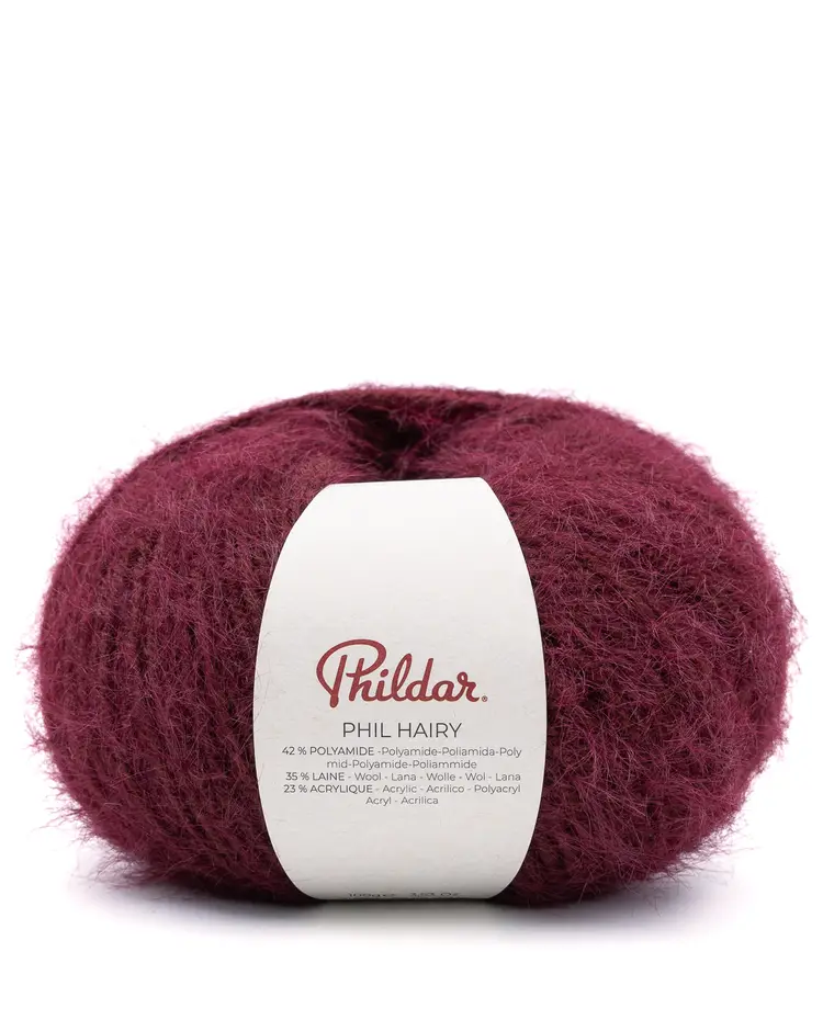 070257_1420_S1 Phildar Phil Hairy kleur 1420 Lie de vin