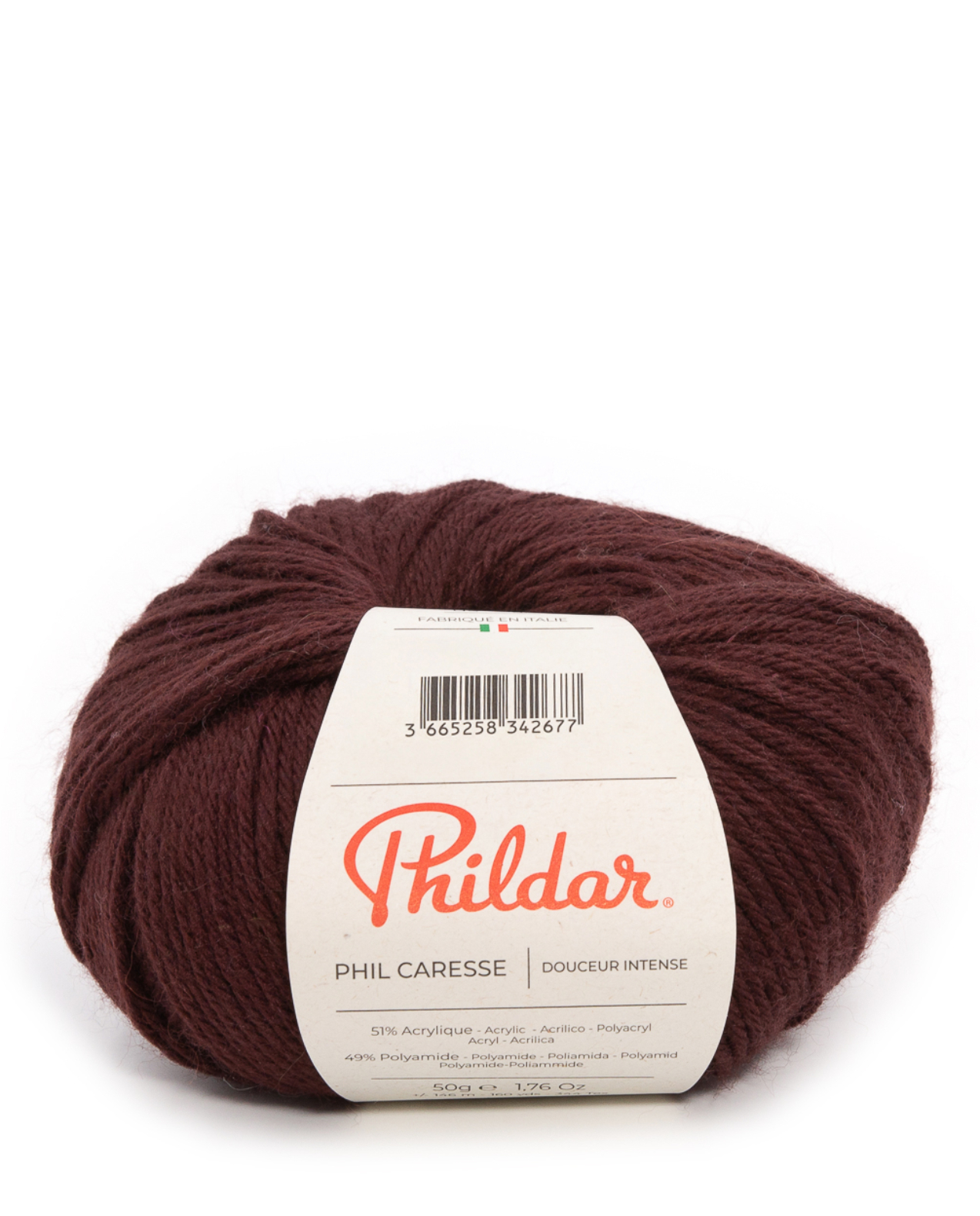 41201_2345_S1 Phildar Phil Caresse kleur 2345 Brun Auburn