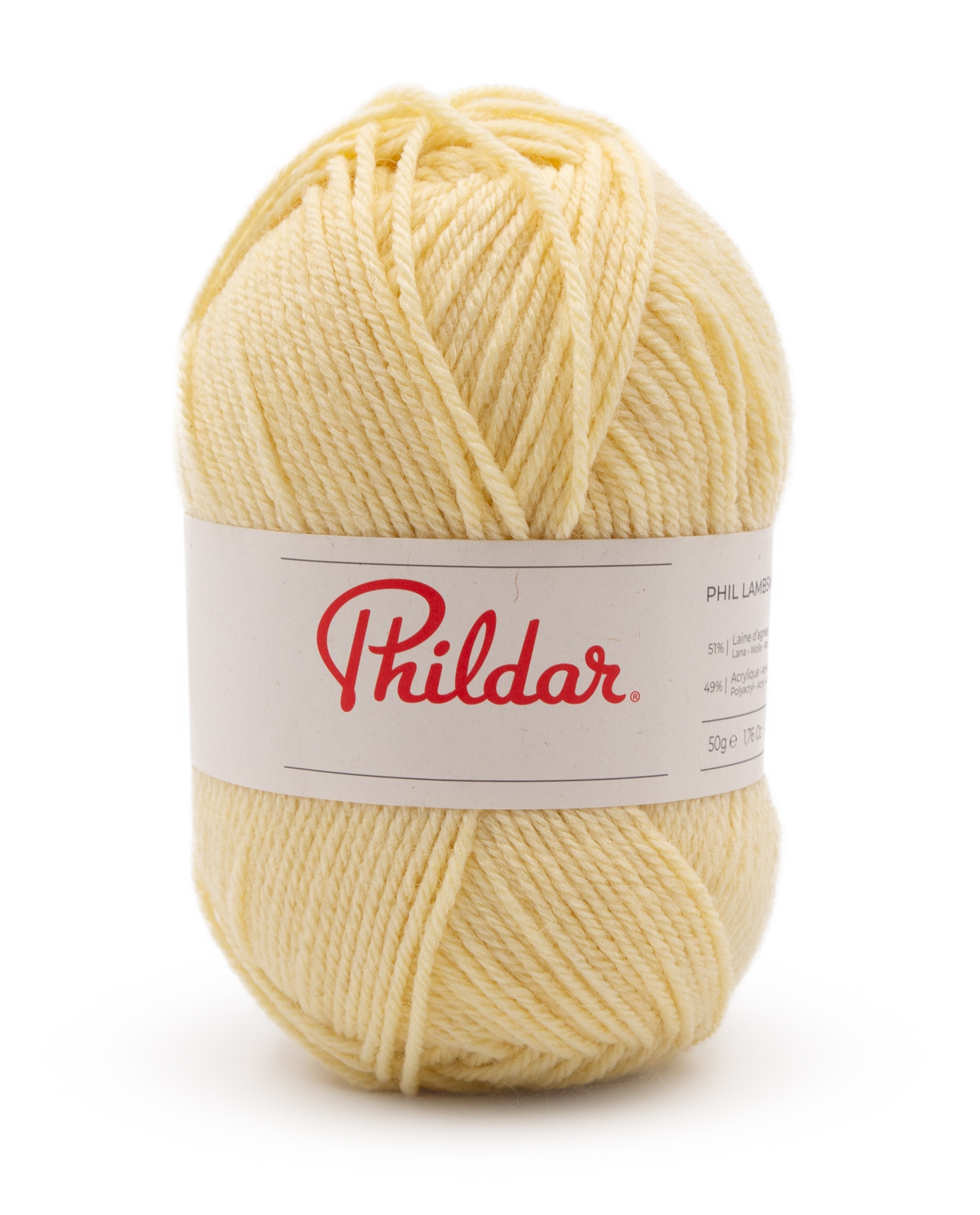 Phil Lambswool (14) Phildar Lambswool kleur 1126 Jaune Pale