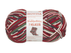 Novita 7 Veljestä Joulupolkka kleur 8591