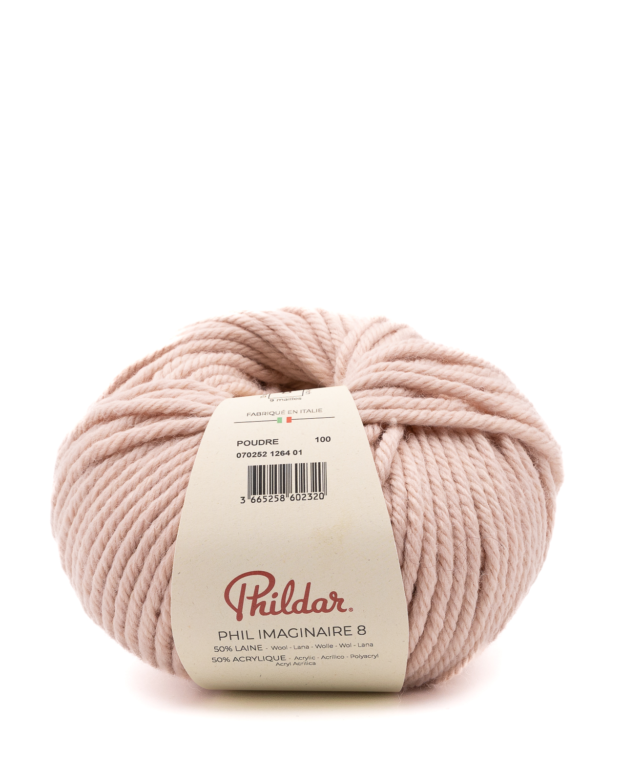 070252_1264_S1 Phildar Phil Imaginaire 8 kleur 1264 Poudre