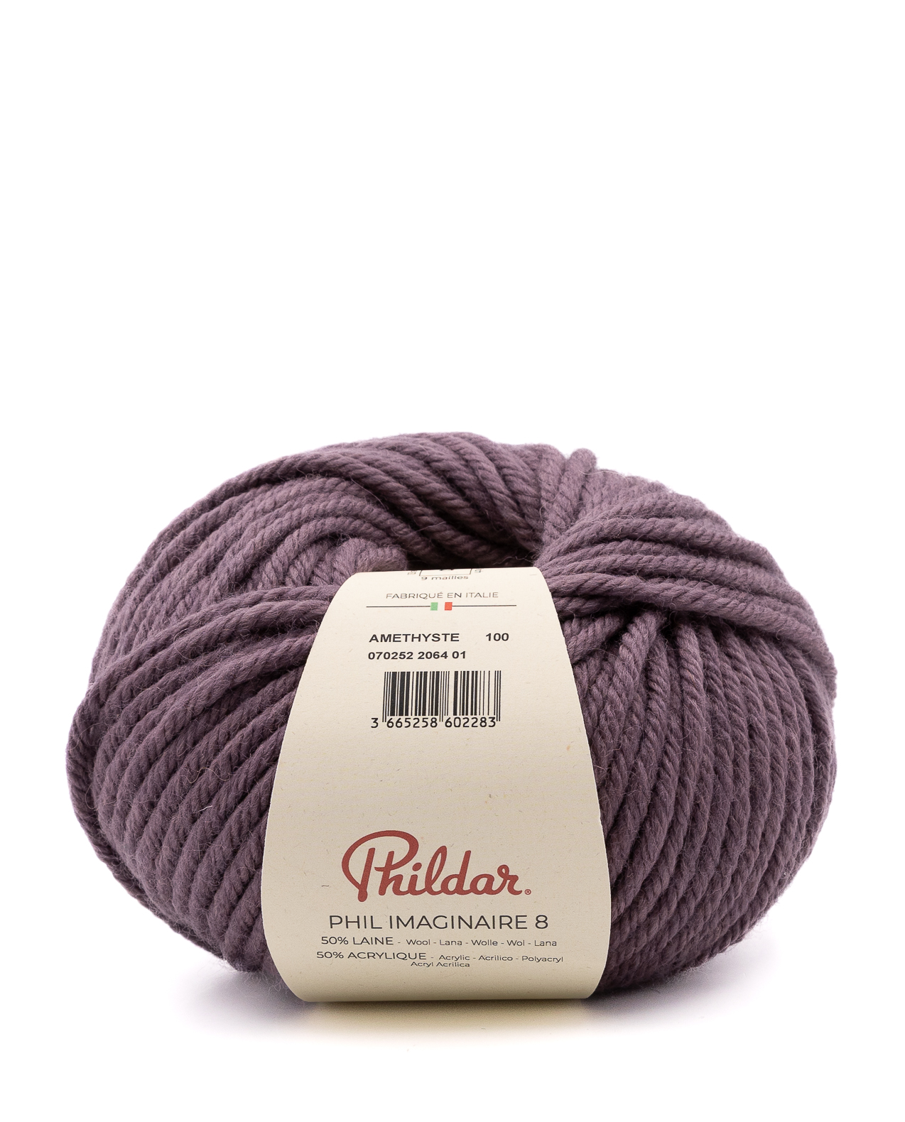 070252_2064_S1 Phildar Phil Imaginaire 8 kleur 2064 Amethyste