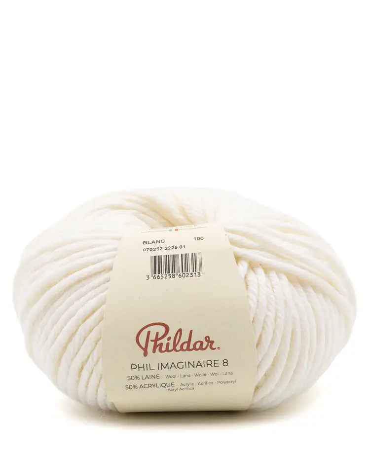 070252_2225_S1 Phildar Phil Imaginaire 8 kleur 2225 Blanc