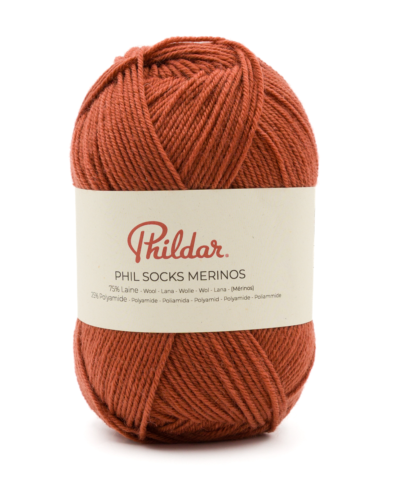 Phil Baby + Socks Merinos (6) Phildar Phil Socks Merinos kleur 2186 Terre Battue