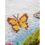 Borduurpakket Blossom Gnome – Aine, kruissteek 20 x 20 cm