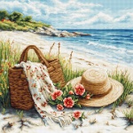 Borduurpakket Echo of Summer – zee en strand – Luca-S