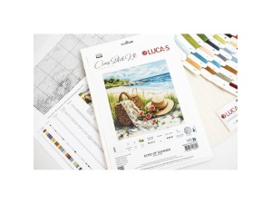 Borduurpakket Echo of Summer – zee en strand – Luca-S