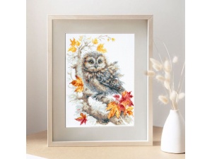 Borduurpakket First Autumn – uil – Magic Needle