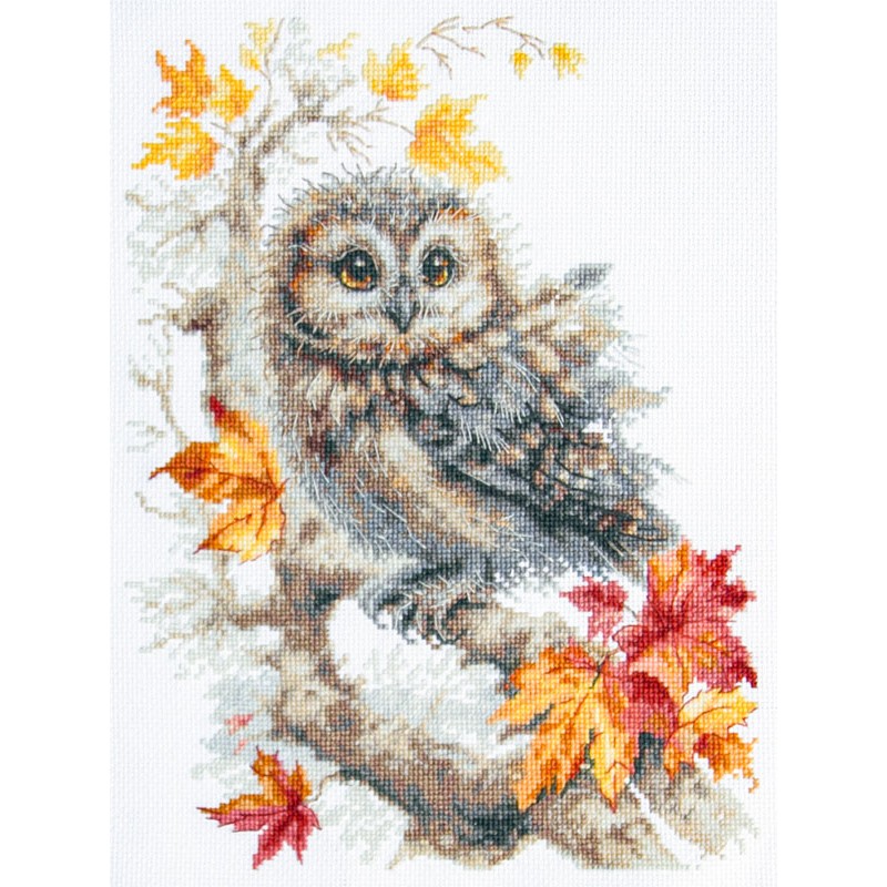 borduurpakket-first-autumn-magic-needle Borduurpakket First Autumn – uil – Magic Needle