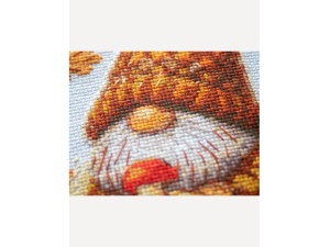Borduurpakket Harvest Gnome – Aine, kruissteek 20 x 20 cm