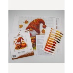 Borduurpakket Harvest Gnome – Aine, kruissteek 20 x 20 cm