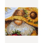 Borduurpakket Sunshine Gnome – Aine, kruissteek 20 x 20 cm