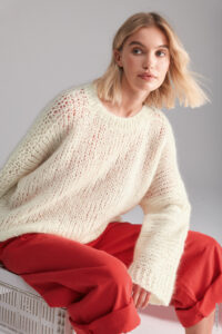 Lana Grossa Easy No. 3 – Model 22 – Pullover van Mohair di Gio