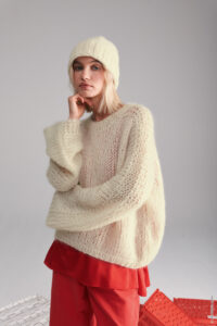 Lana Grossa Easy No. 3 – Model 22 – Pullover van Mohair di Gio